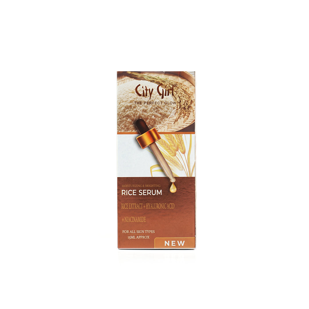 City Girl - Moisturizing & Brightening Rice Serum - 15ml