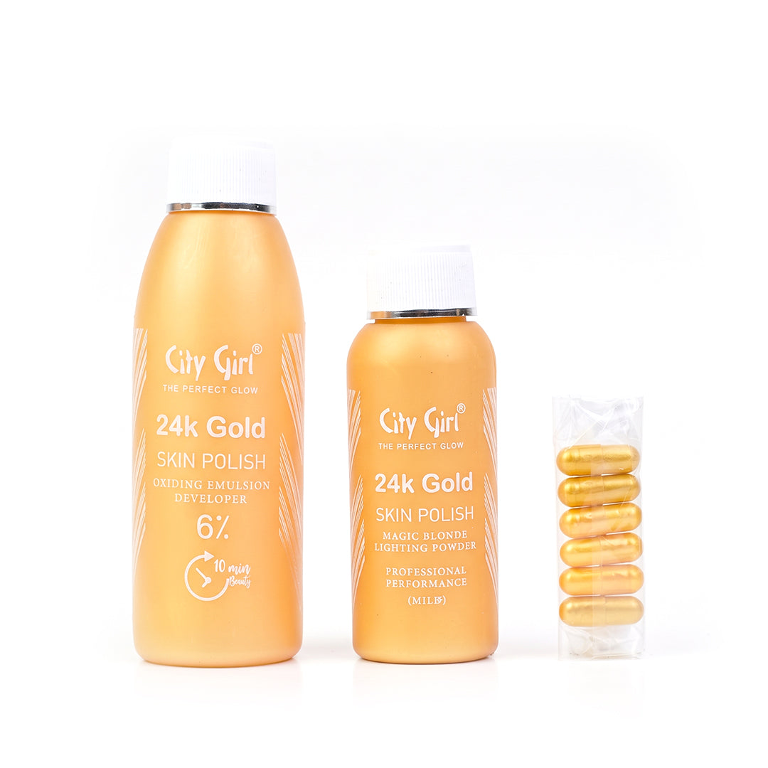 City Girl 24k Gold Dust Brightening Skin Polish