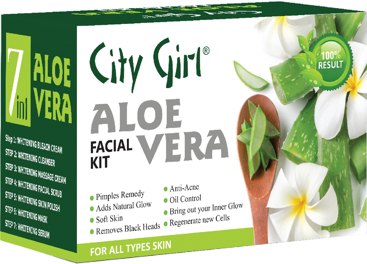 City Girl Aloe Vera Facial Sachet Kit