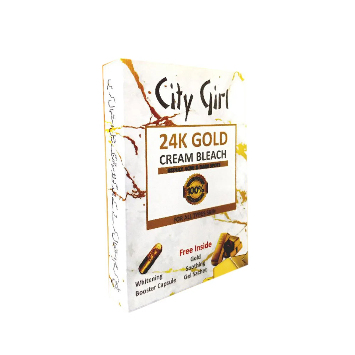City Girl 24K Gold Bleach Cream Sachet