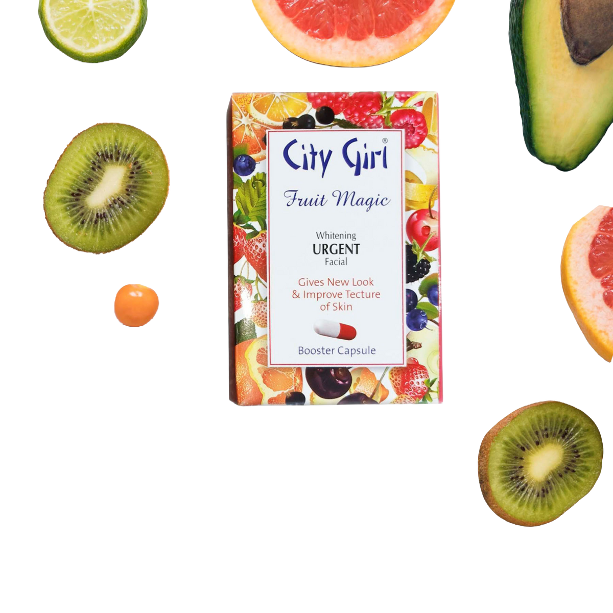 City Girl Fruit Magic Whitening Urgent Facial