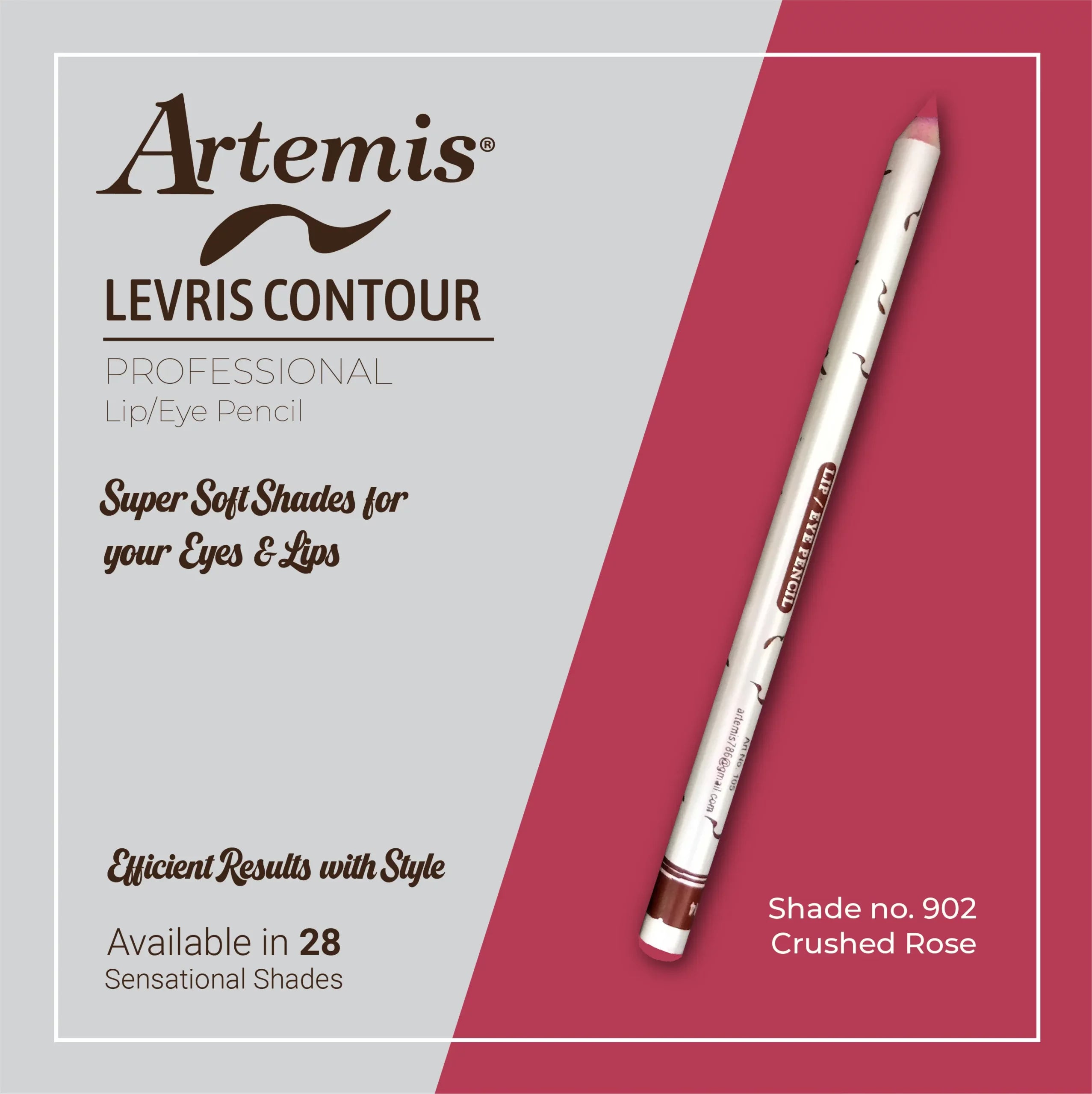Artemis Lip / Eye Pencil 902 Crushed Rose