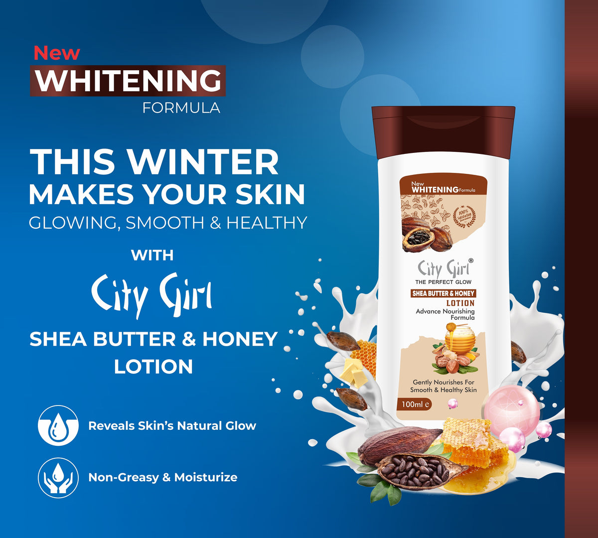 City Girl Shea Butter & Honey Lotion