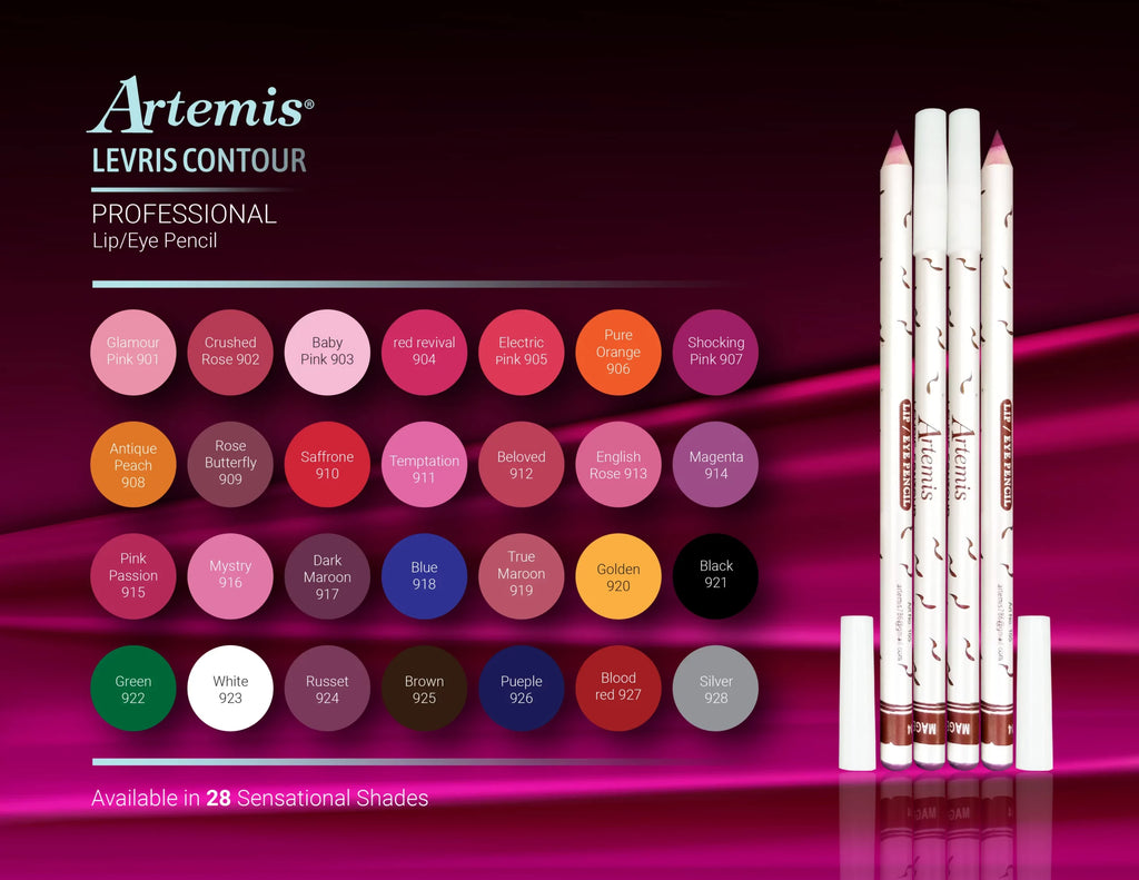 Artemis Lip & Eye Pencil Shades