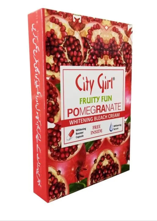 سٹی گرل انار وائٹننگ بلیچ کریم Pomegranate Bleach Cream