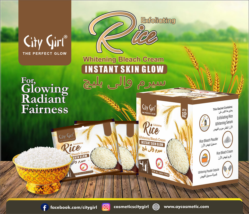 Rice Whitening Bleach Cream