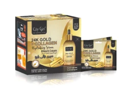 24k Gold Bleach Cream Sachet, City Girl, 24k Gold Bleach, AY Cosmetics,